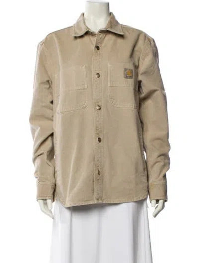Pre-owned Carhartt Denim Jacket In Neutral