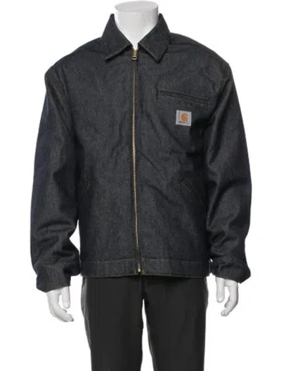 Pre-owned Carhartt Denim Jacket W/ Tags In Gray