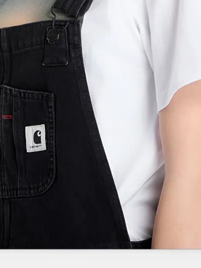Carhartt Denim Jumpsuit In Black
