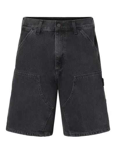 Carhartt Denim Shorts In Black