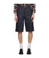 Carhartt Denim Shorts With Belt Loops In Blue