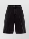Carhartt Denim Shorts With Rivet And Pocket Accents