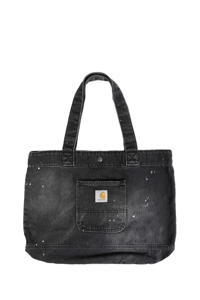 Carhartt Denim Tote In Yellow