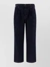Carhartt Denim Trousers With Back Pockets And Belt Loops