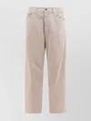 Carhartt Denim Trousers With Belt Loops And Pockets