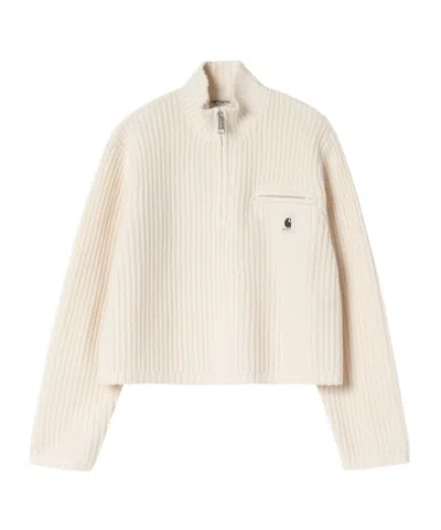 Carhartt Detroit Half-zip Sweater In Neutral