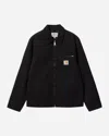 Carhartt Omens Black Detroit Regular-fit Cotton-canvas Jacket Xs In Black