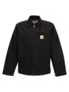 Carhartt Solid Color Rainer Lightweight Jacket With Breast Pocket In Black