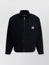 Carhartt Work In Progress Detroit Organic Cotton Canvas Jacket In Black