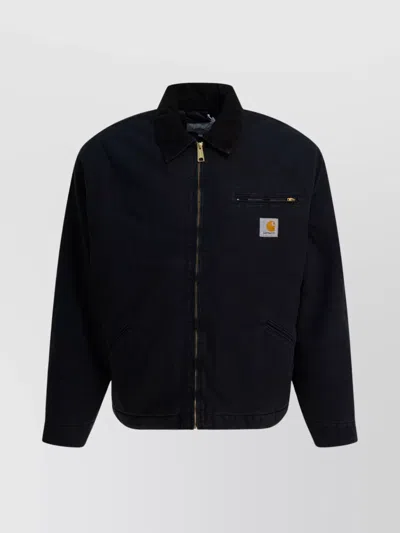 CARHARTT DETROIT JACKET FEATURING COLLARED DESIGN