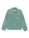 Carhartt Lapel Long Sleeve Casual Jacket In Green