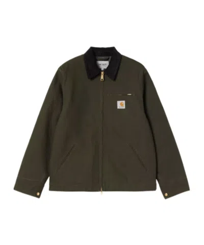 CARHARTT DETROIT CORDUROY-COLLAR COTTON JACKET