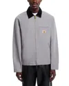 Carhartt Work In Progress Detroit Cotton Canvas Chore Jacket In Yosemite/black
