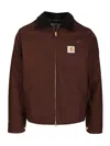 Carhartt Work In Progress Detroit Canvas Worker Jacket In Gold