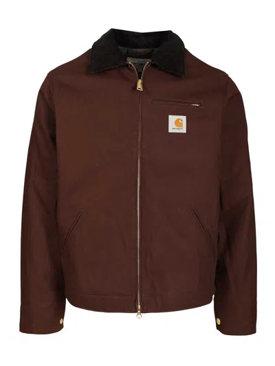Carhartt Detroit Jackets Brown In Gold