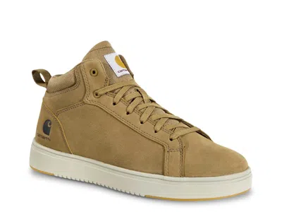 Carhartt Detroit Midtop Slipresistant Work Sneaker In Green
