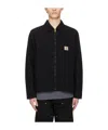 Carhartt Work In Progress Detroit Organic Cotton Canvas Jacket In Black