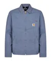 Carhartt Detroit Dearborn Organic-cotton Canvas Jacket In Blue