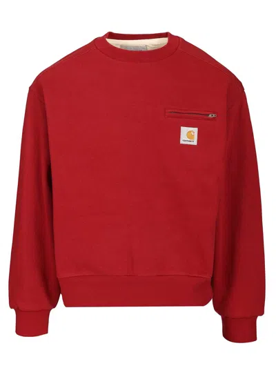 Carhartt Wip Detroit Sweatshirt In Red