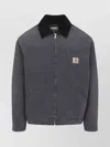 Carhartt Detroit Utility Jacket Front Pocket In Gray