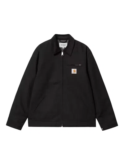 Carhartt Detroit Zip-front Pocket Jacket In Black