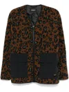 Carhartt Work In Progress Devin Fleece Liner Jacket In Brown