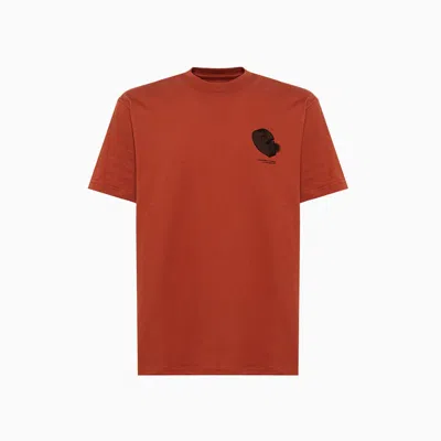 Carhartt Diagram Print Crew Neck T-shirt In Orange