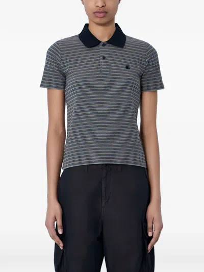 Carhartt Dion Polo Shirt In Gray