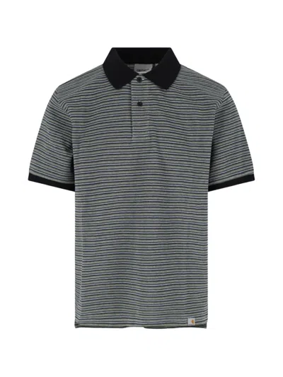 Carhartt Dion Striped Polo Shirt In Multi