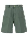 Carhartt Double Knee Bermuda And Short Green In Green