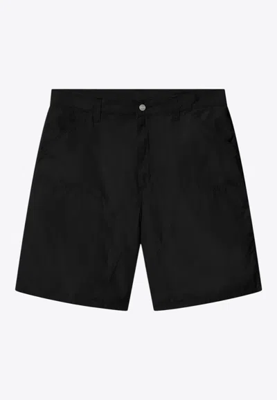 Carhartt Double Knee Bermuda Shorts In Black