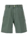 Carhartt Double Knee Bermuda And Short Green In Green