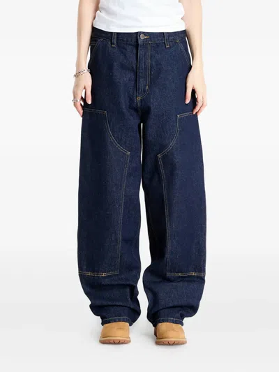 Carhartt Double Knee Brandon Trousers In Blue