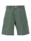 Carhartt Double Knee Bermuda And Short Green In Green
