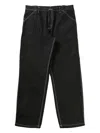 Carhartt Single Knee Pant Back Pockets In Black