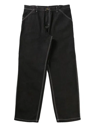 Carhartt Double Knee Jeans In Black