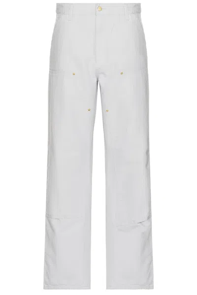 Carhartt Double Knee Pant In White