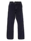 Carhartt Double Knee Pant Straight Leg In Black Stone Washed