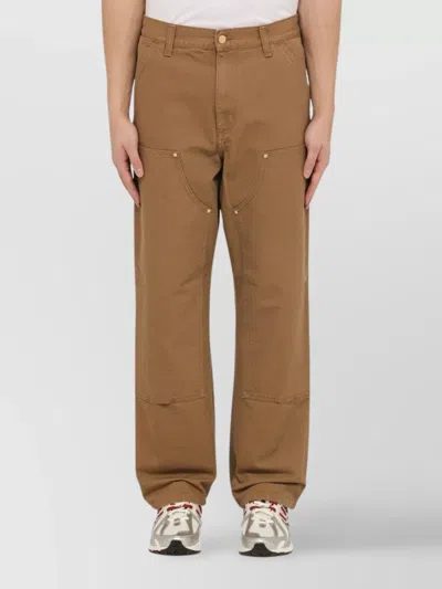 Carhartt Double Knee Pant Hamilton In Brown