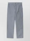 Carhartt Double Knee Pant With Patch Pockets In Gray