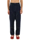 Carhartt "double Knee" Pants In Blue