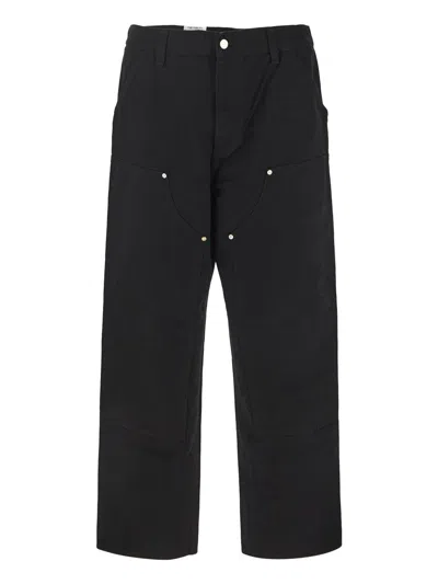 Carhartt Dearborn Double Knee Trousers In Black