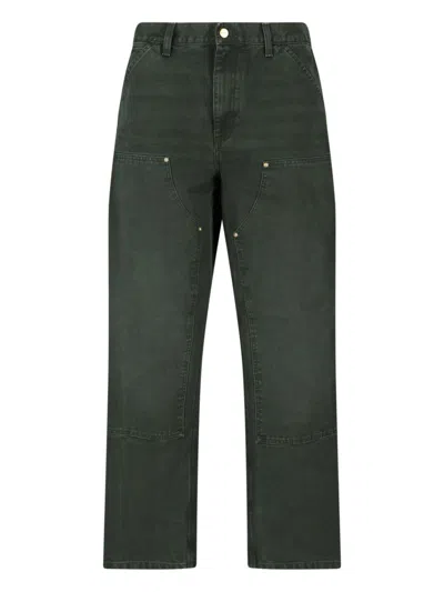 Carhartt Double Knee Pants In Green