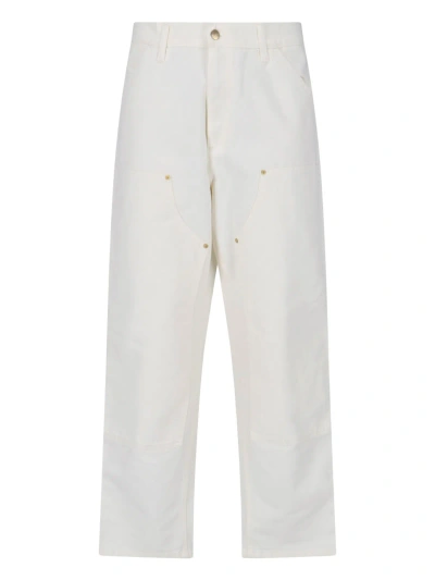 Carhartt 'double Knee' Pants In White