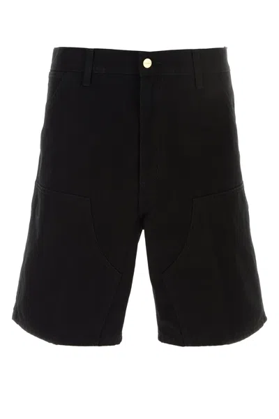 Carhartt Double Knee Short-31 Nd  Wip Male In Black