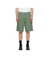 Carhartt Double Knee Bermuda And Short Green In Green