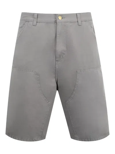 Carhartt Double-knee Shorts In Grey