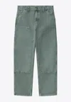 Carhartt Wip Double Knee Pant Silver Pine