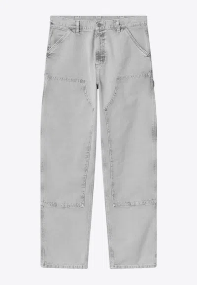 CARHARTT DOUBLE KNEE STRAIGHT WASHED JEANS