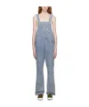 Carhartt Straight Bib Overall In Denim Blue In Gray